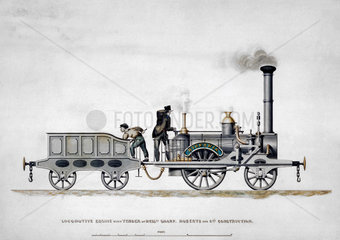 Steam locomotive 'Hibernia'  1834.