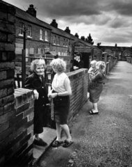 Women during the miners’ strike  Fitzwilliam  Yorkshire  June 1984.