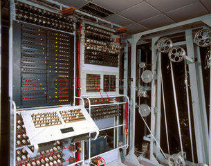 Re-creation of 'Colossus' code-breaking computer  Bletchley Park  1997.
