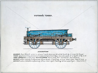 'Victoria's tender'  1857.