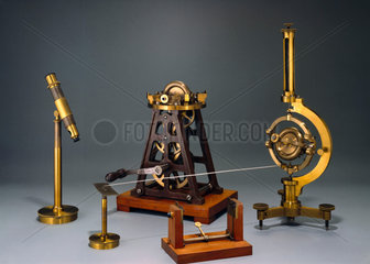 Foucault's gyroscope demonstration apparatus  c 1883.