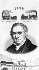George Stephenson  railway engineer  mid 19th century.