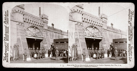 'Portal of the Fort at Johannesburg  South Africa’  1900.