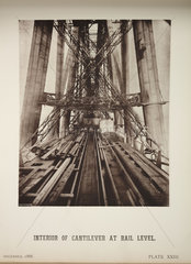 'Interior Of Cantilever At Rail Level'  1888