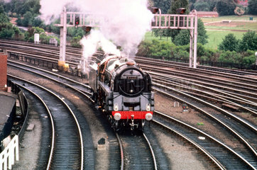'Evening Star'   2-10-0 Class 9F locomotive  1960.