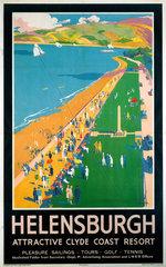 ‘Helensburgh’  LNER poster  1923-1947.
