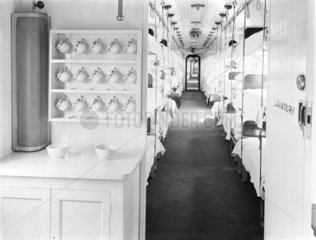 Inside an ambulance train  First World War  5 April 1918.