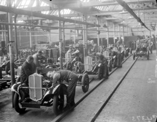 'The Manufacture of Triumph Cars at Triumph Works  Coventry'  1933.