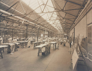 Interior of National Aircraft Factory No 3  Aintree  Liverpool  1918.