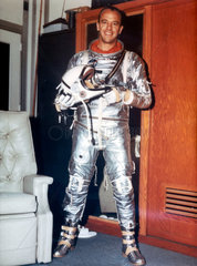 Astronaut Alan Shepard in Mercury Pressure Suit  1961.