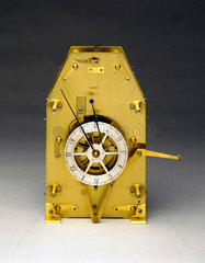 Clock movement from Shelton regulator clock  1768-1769.