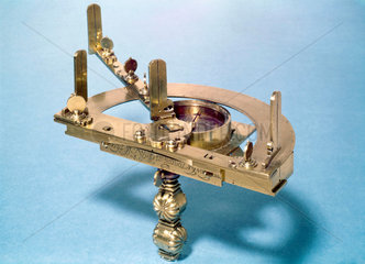 Combined graphometer and plummet clinometer  1663.