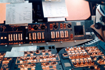 Space Shuttle flight control instruments  1980s.