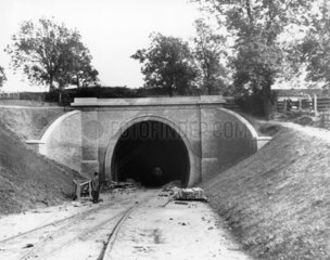 Ashbourne Tunnel before tracklaying  c 1898