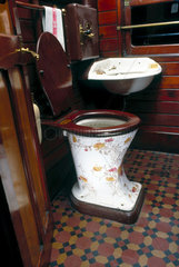 Decorated lavatory from a dynamometer car  1906.