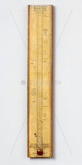Hayward's slide rule  19th century. Made by