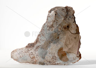 Flint hand-tool  British  Stone Age  8500-2000 BC.
