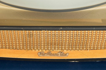 Detail of an HMV 1892 television receiver  c 1959.