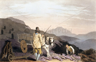 'Peat Cart'  1814.