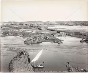 ‘From west bank looking east’  River Nile  Aswan  Egypt  December 1900.