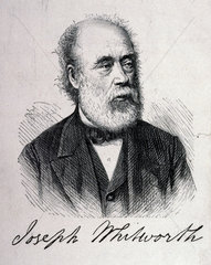 Sir Joseph Whitworth  English mechanical engineer  c 1860s.