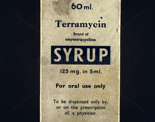 'Terramycin' carton  1956-1957.
