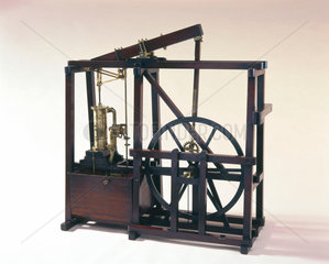 Boulton and Watt condensing engine  c 1800.