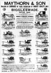 Carriage builder’s advertisement  1895.