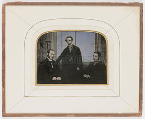 Three gentlemen  c 1860.
