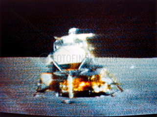 Apollo 15 lift-off from the moon  August 1971.