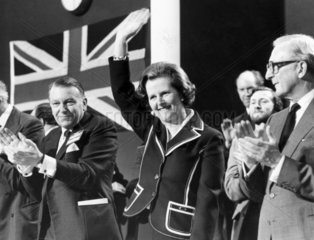 Margaret Thatcher at the Tory Party Conference  October 1979.