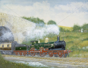 'Merlin' Great Western Railway locomotive No 3260  1984.