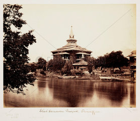 'Shah Hamadan Masjid  Srinagar'  c 1865.