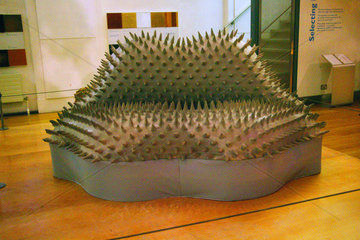 ‘Spikey’ rubber seat  Science Museum  London  2007.