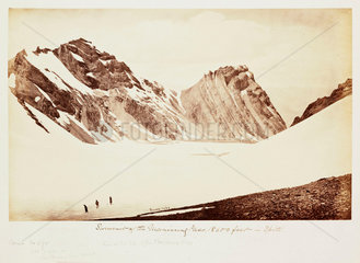 'Summit Of The Manirung Pass  18 600 Feet - Spiti'  c 1865