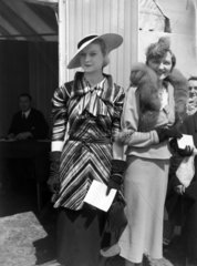 Fashions at the Royal Ascot Races  Berkshire  16 June 1936.