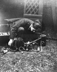 F Percy Smith  English scientific filmmaking pioneer  c 1910.