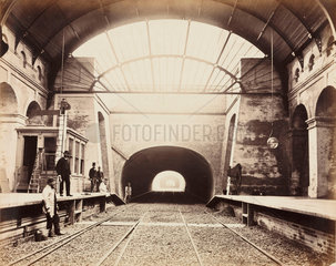Praed Street Station  Paddington  London  c 1867.