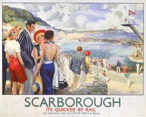‘Scarborough’  LNER poster  1930s.