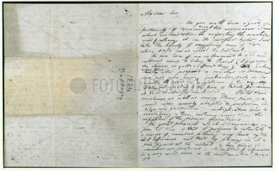 Letter from Charles Babbage to Henry Colebrook  June 1824.
