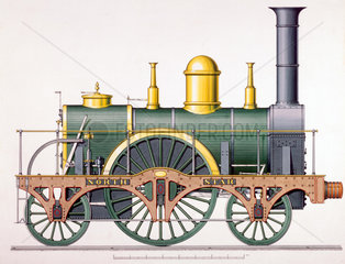 'North Star' 2-2-2 steam locomotive  1837.