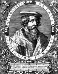 Peter Bienewitz Apian  mathematician  astronomer and geographer  c 1540.