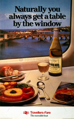 'Travellers Fare’  BR poster  1980.
