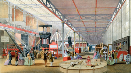 The Shand and Mason stand  Great Exhibition  Crystal Palace  London  1851.