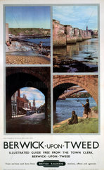 ‘Berwick-upon-Tweed’  BR poster  1948-1965.