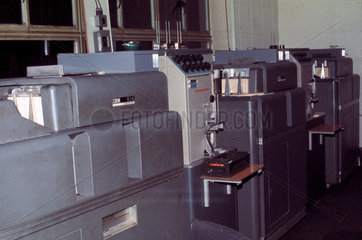 IBM 514 and Kimball punch machine at Mothercare  1975.