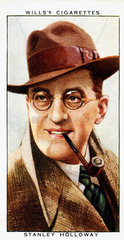‘Stanley Holloway’  ‘Radio Celebrities’  30 series 1  Wills’ cigarette card  1934.