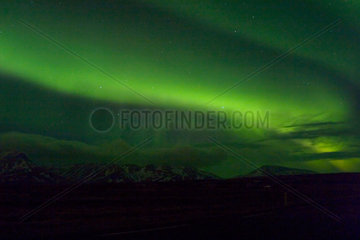 Aurora Borealis  Iceland  13 March 2005.