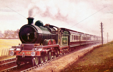 Great Central Railway Manchester express  c 1907.