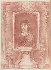 Rene Descartes  French philosopher and mathematician  c 1630.